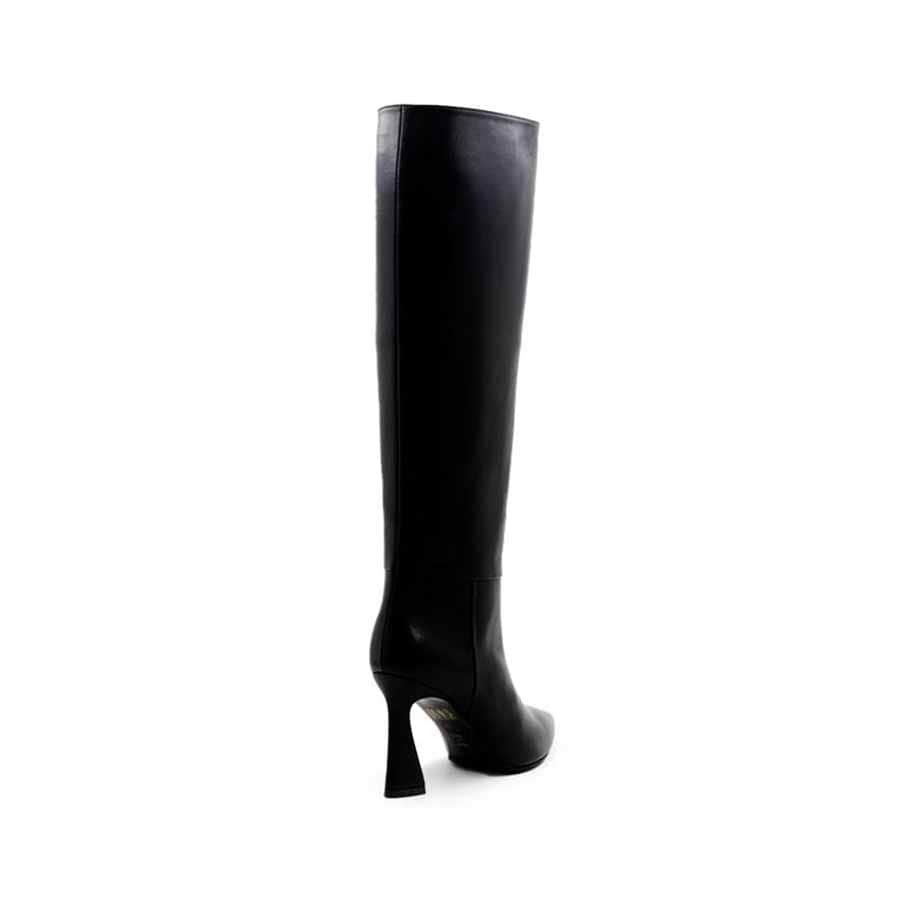 Rago collection women's black leather tube boot