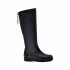 Rago collection women's riding boot black leather pendant