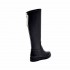 Rago collection women's riding boot black leather pendant