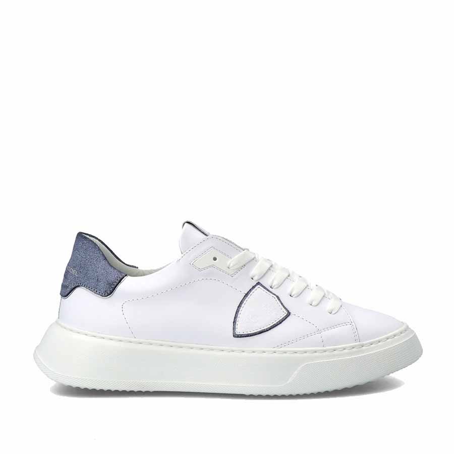 Philippe Model sneakers unisex Temple Veau Daim - bianco/Bluette Colore  Bianco Numero di scarpa EU 45