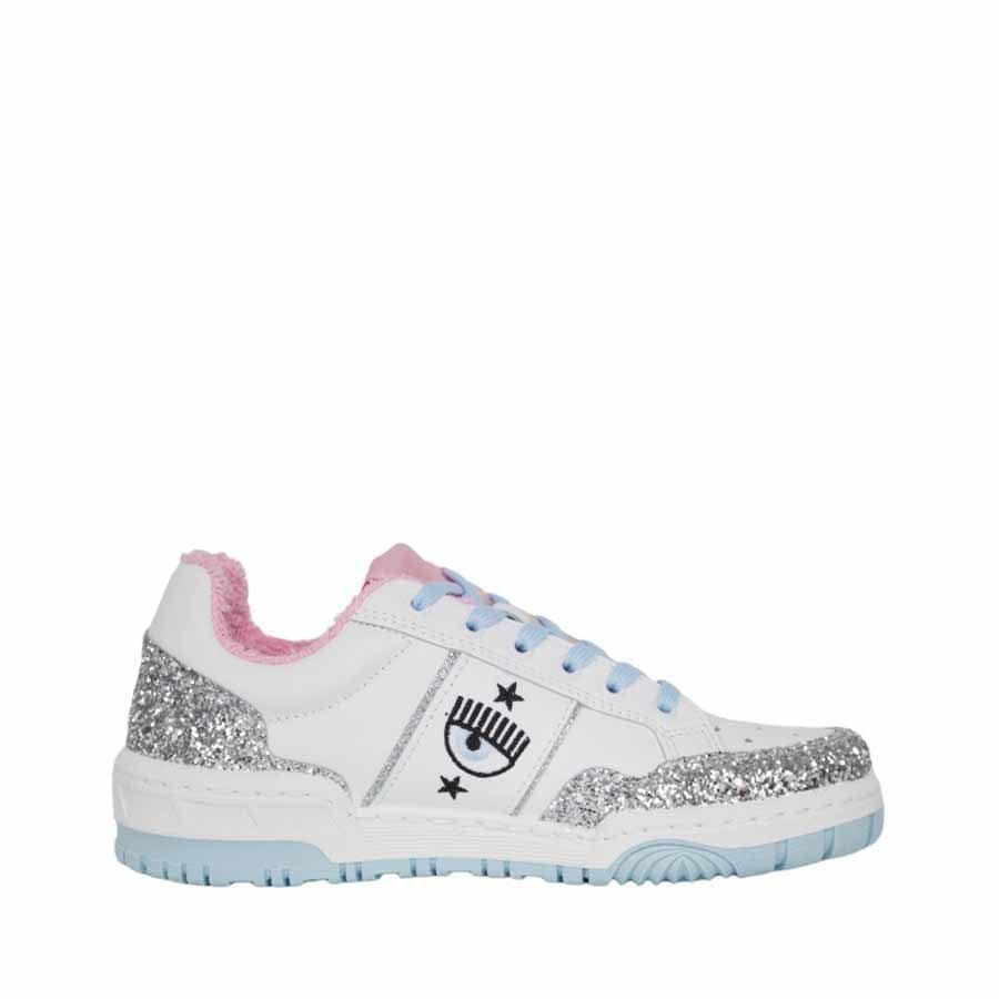 Chiara Ferragni sneakers CF1 white silver glitter Numero di scarpa EU 38  Colore WHITE SILVER