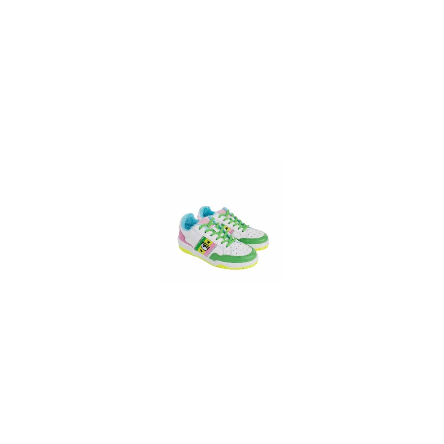 Chiara Ferragni sneakers CF1 white pink green