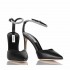 Ninalilou sandal Love chanel ankle rhinestones