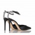 Ninalilou sandalo Love chanel caviglia strass