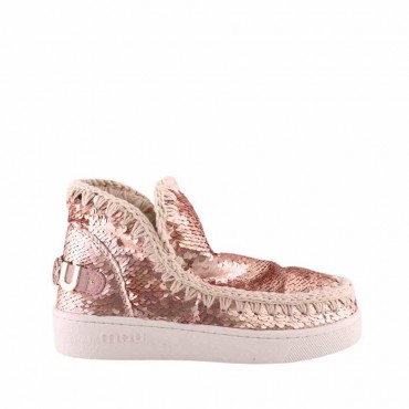 Mou mini eskimo ankle boot woman sequin sneaker SEQRG