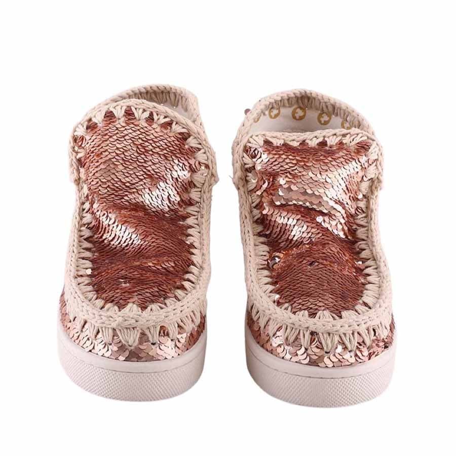 Mou mini eskimo tronchetto donna sneaker paillettes SEQRG