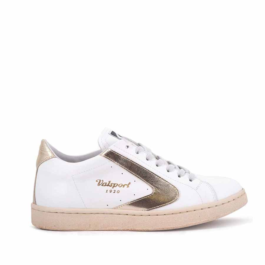 VALSPORT 1920 -Donna TOURNAMENT nappa bianco/oro laminato Colore oro Numero  di scarpa EU 38