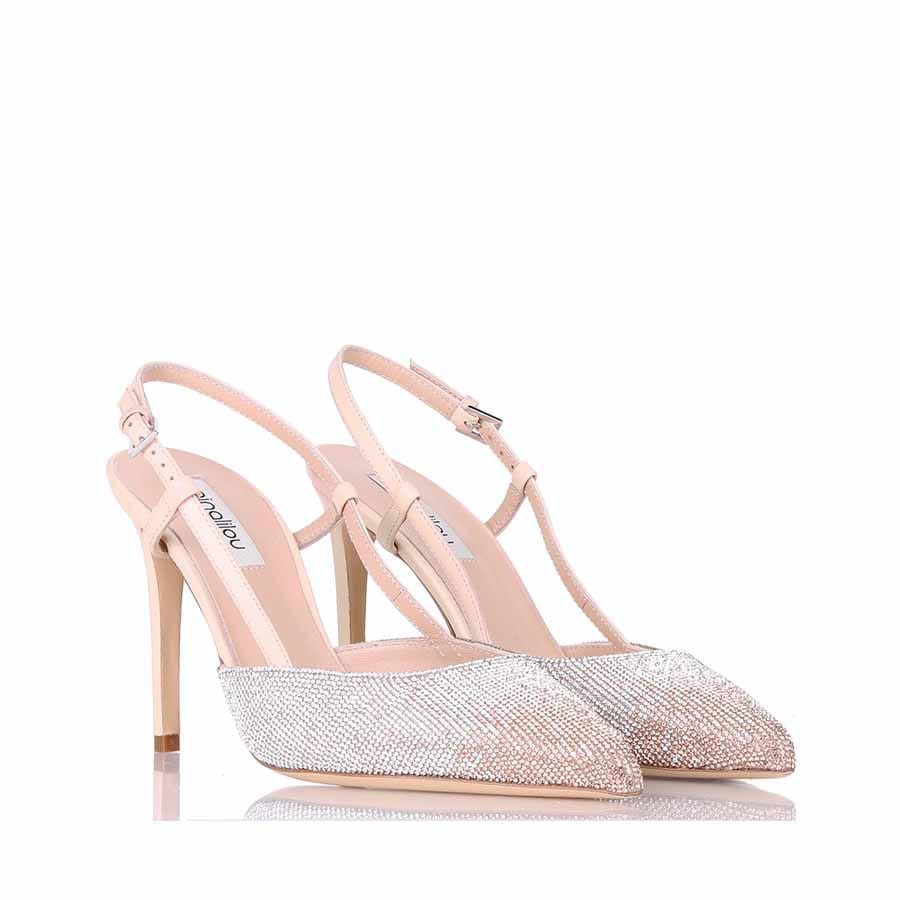 Ninalilou sandal chanel Love strass degrade