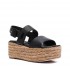 Paloma Barcelò wedge sandal Chaco napa silk black