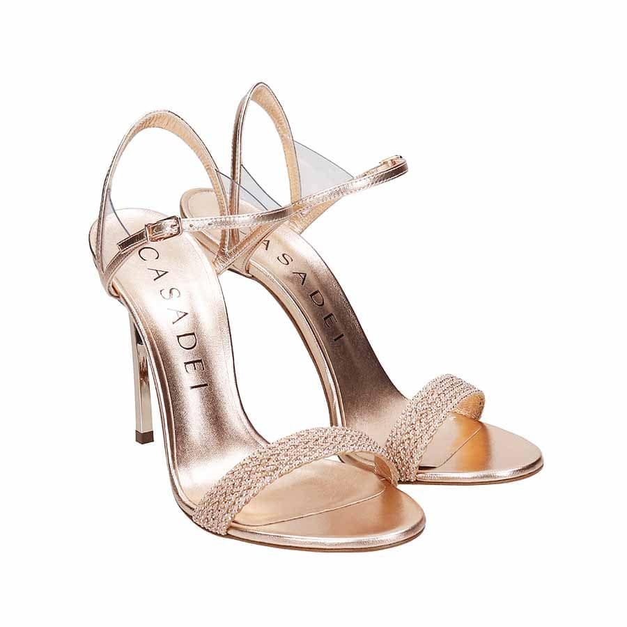 Casadei Blade sandal with micro studs