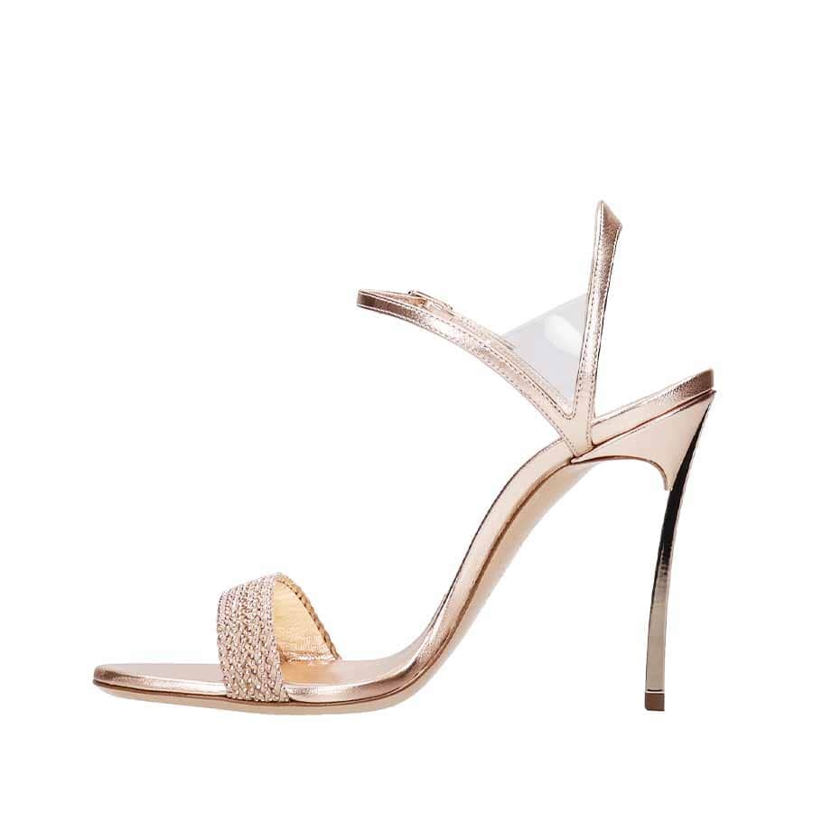 Casadei Blade sandal with micro studs