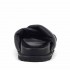 Coral Blue tubular slide sandal black