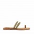 CB Fusion Hotfix gold thong sandal