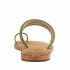 CB Fusion Hotfix gold thong sandal