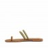 CB Fusion Hotfix gold thong sandal