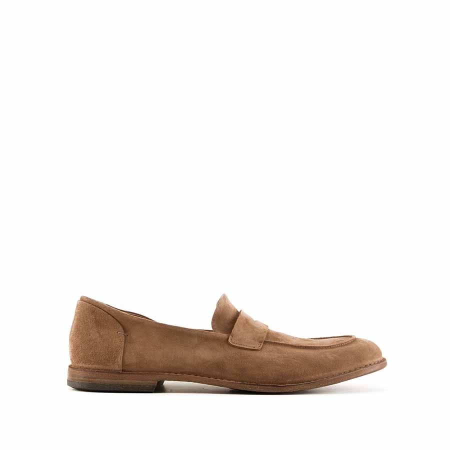 PANTANETTI uomo moccassino in pelle scamosciata delavè cognac Numero di  scarpa EU 42 Colore COGNAC