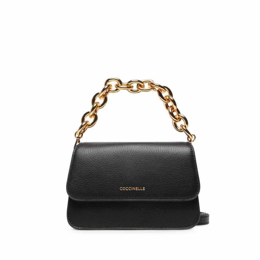Borsa Donna a Tracolla COCCINELLE Linea Tebe Colore Nero a sconto
