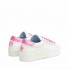 Chiara Ferragni sneakers tennis white pink satin
