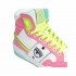 Chiara Ferragni sneakers CF1 high white Pink yellow