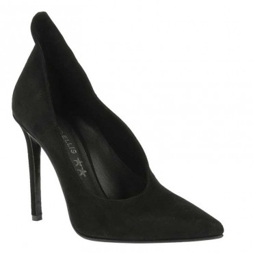 Marc-Ellis-6056 camoscio nero scarpa decolte donna