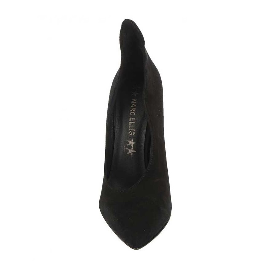 Marc-Ellis-6056 camoscio nero scarpa decolte donna