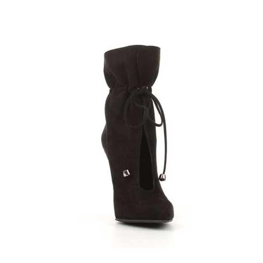 Marc ellis 6066 tronchetto donna camoscio nero