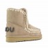 Mou eskimo 18 ankle boot Glitter logo beige CAM