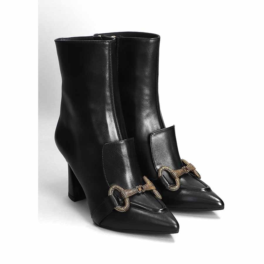 Rago collection women's leather ankle boots horsebit