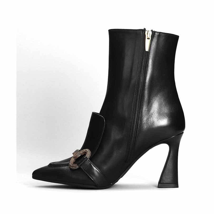 Rago collection women's leather ankle boots horsebit