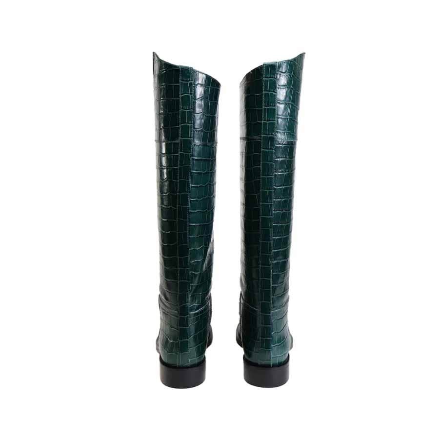 Rago collection cavallerizzo pelle stampa coccodrillo