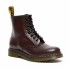 drmartens-woman's military boots 1460 smooth burgundy 8 eye z welt