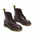 drmartens-woman's military boots 1460 smooth burgundy 8 eye z welt