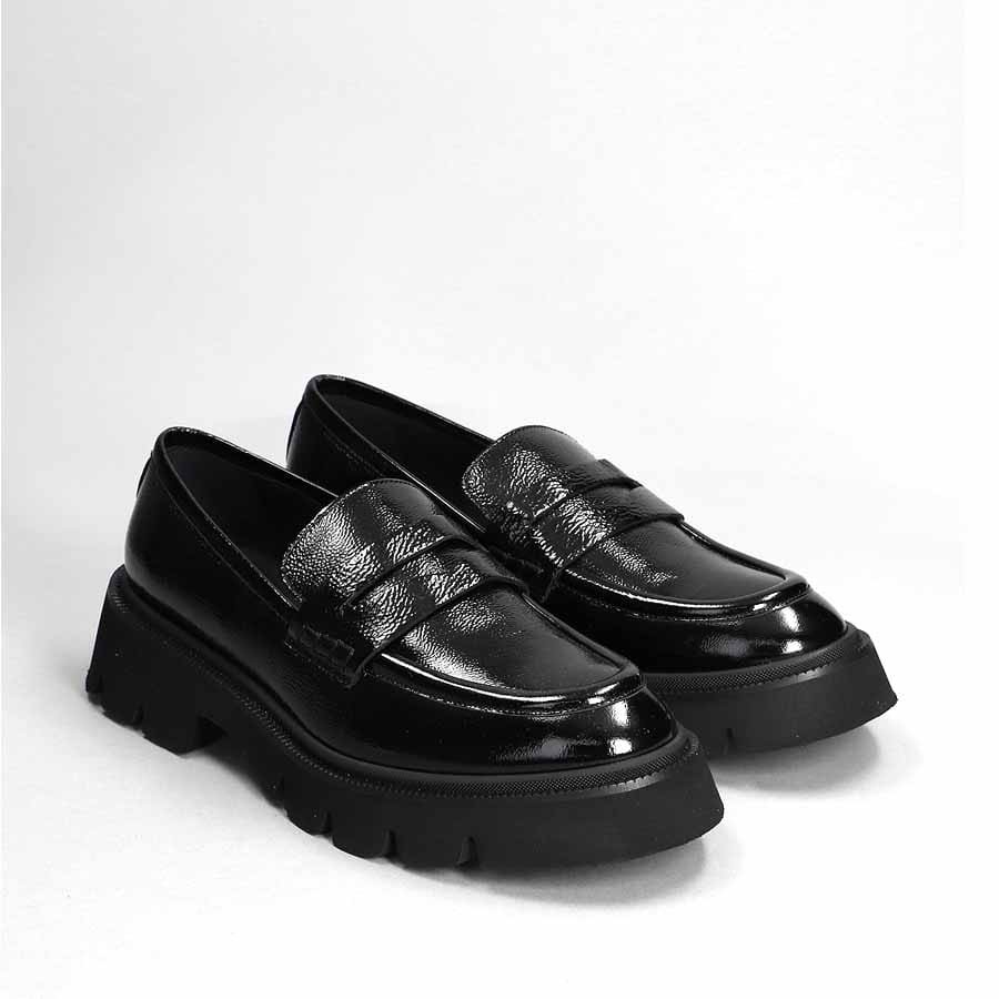Rago collection mocassini donna pelle nero