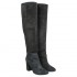 Carmens-38063 STIVALI DUKE IN CAMOSCIO NERO