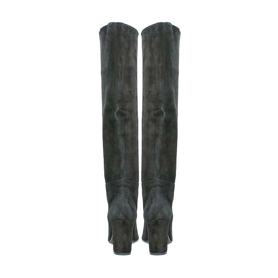 Carmens-38063 STIVALI DUKE IN CAMOSCIO NERO