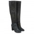 Carmens-38063 STIVALI DUKE IN CAMOSCIO NERO