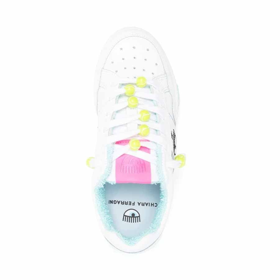 Chiara Ferragni sneakers CF1 low white Tennis