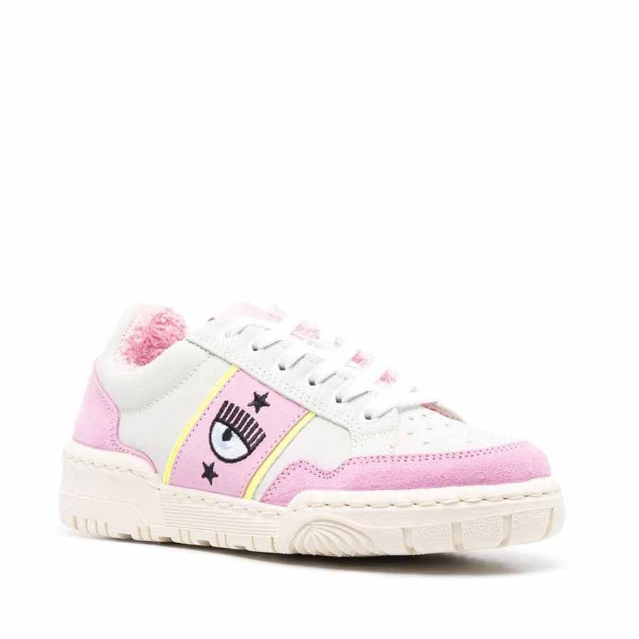 Chiara Ferragni sneakers CF1 low pink ice suede