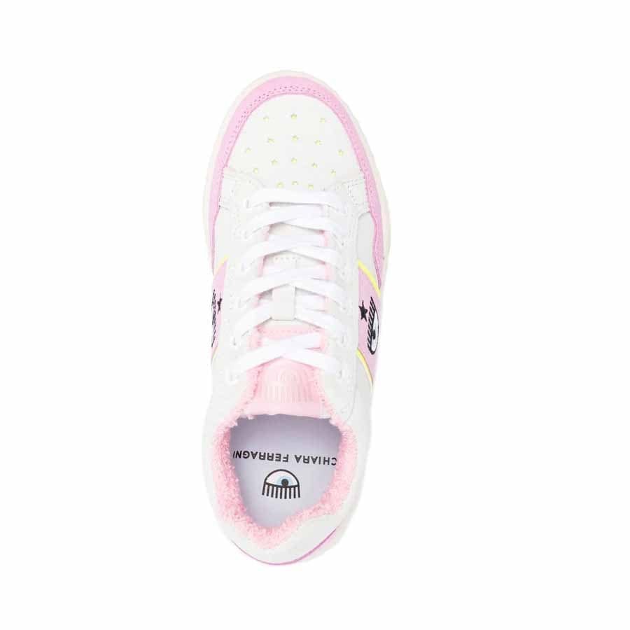 Chiara Ferragni sneakers CF1 low pink ice suede
