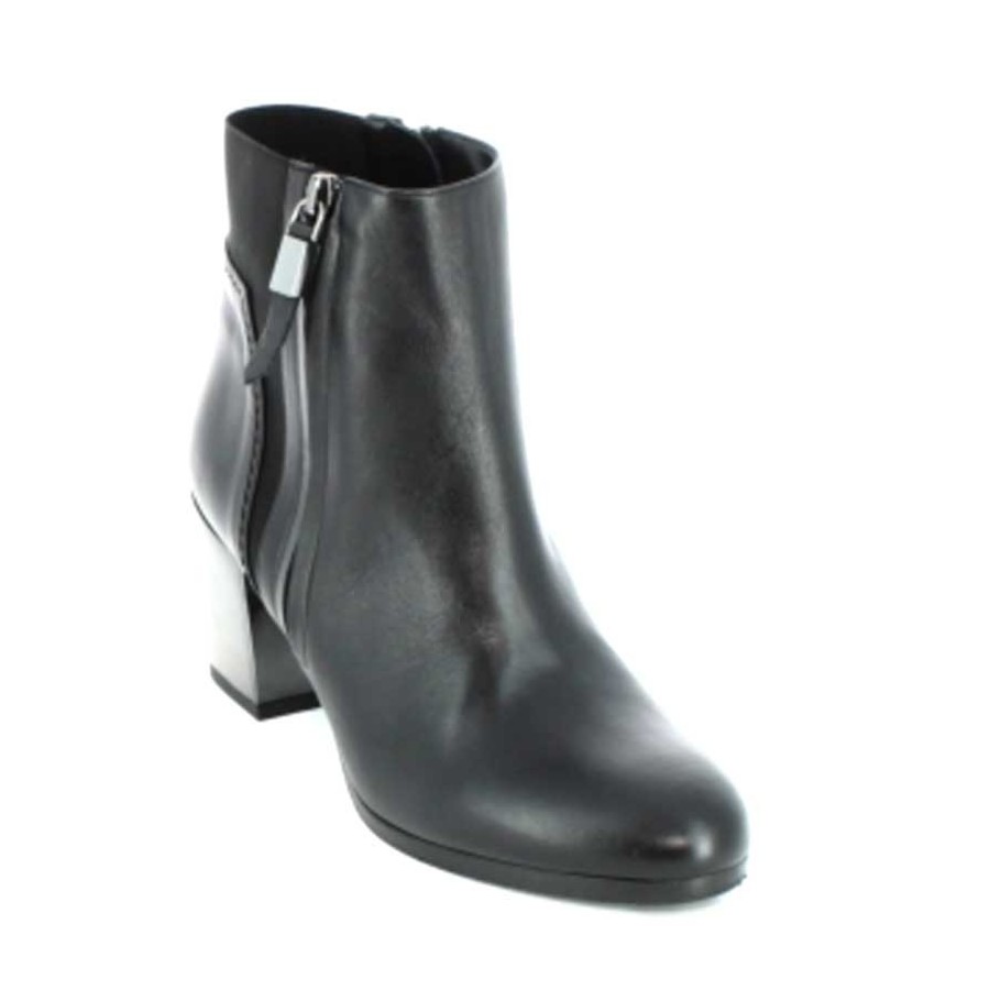 Albano 6174 tronchetto donna pelle nero