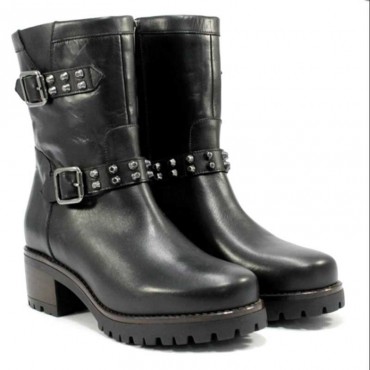 Albano 6095 tronchetto in pelle donna Biker