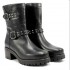 Albano 6095 tronchetto in pelle donna Biker