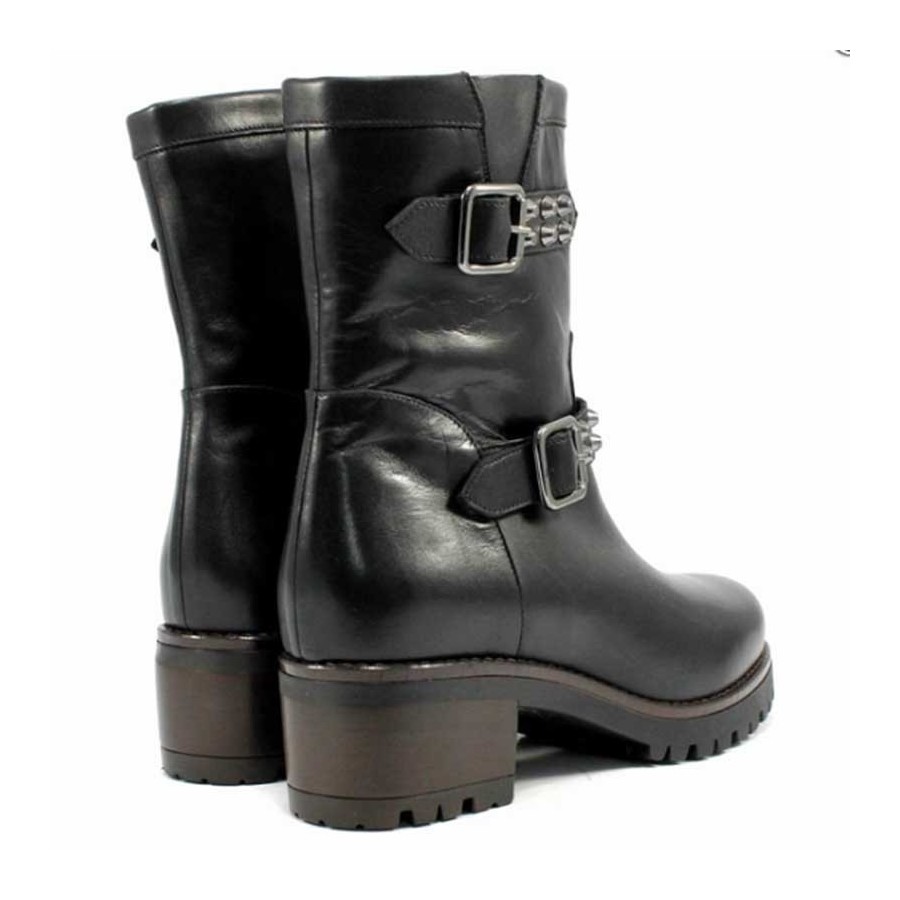 Albano 6095 tronchetto in pelle donna Biker