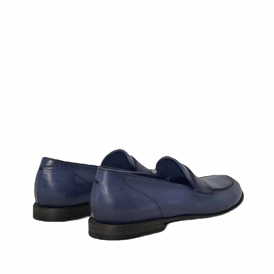 PANTANETTI indigo woman's moccasin (navy blue)