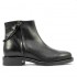 Albano 6255 tronchetto donna pelle nero catene