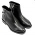 Albano 6255 tronchetto donna pelle nero catene
