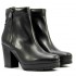 Albano 6100 Tronchetto in vitello nero con zip