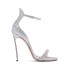 Casadei sandal Cappa Blade Hollywood Crystal Silver
