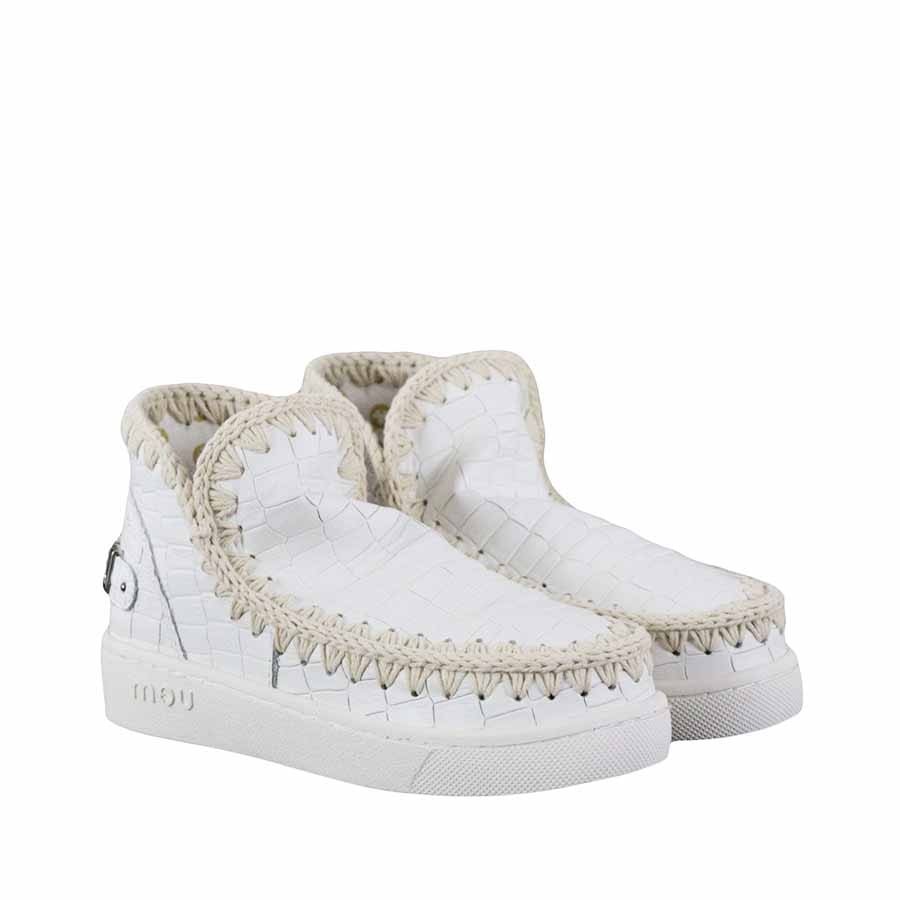 Mou eskimo summer tronchetto donna sneaker pelle cocco COCWHI