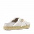 Mou sandalo Rope bio sandal criss cross white beige RWBEI